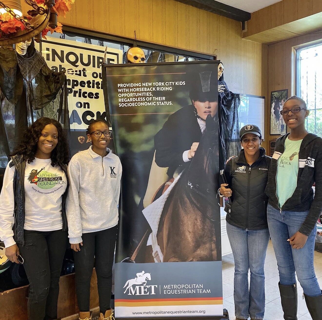 Visiting the Metropolitan Equestrian Team