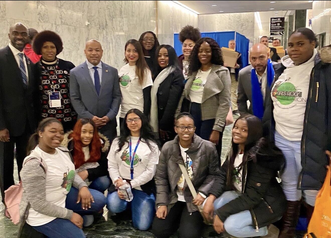Meeting leaders at the State Capitol