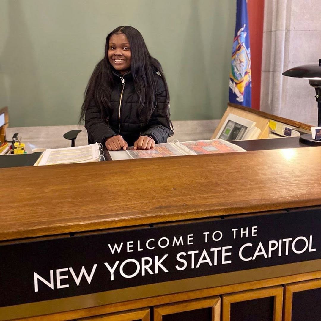 At the New York State Capitol