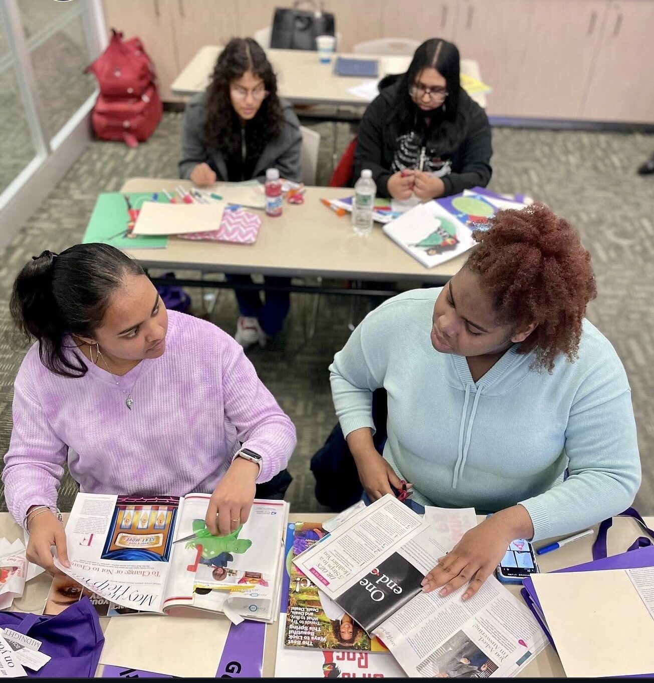 Building vision boards from magazines