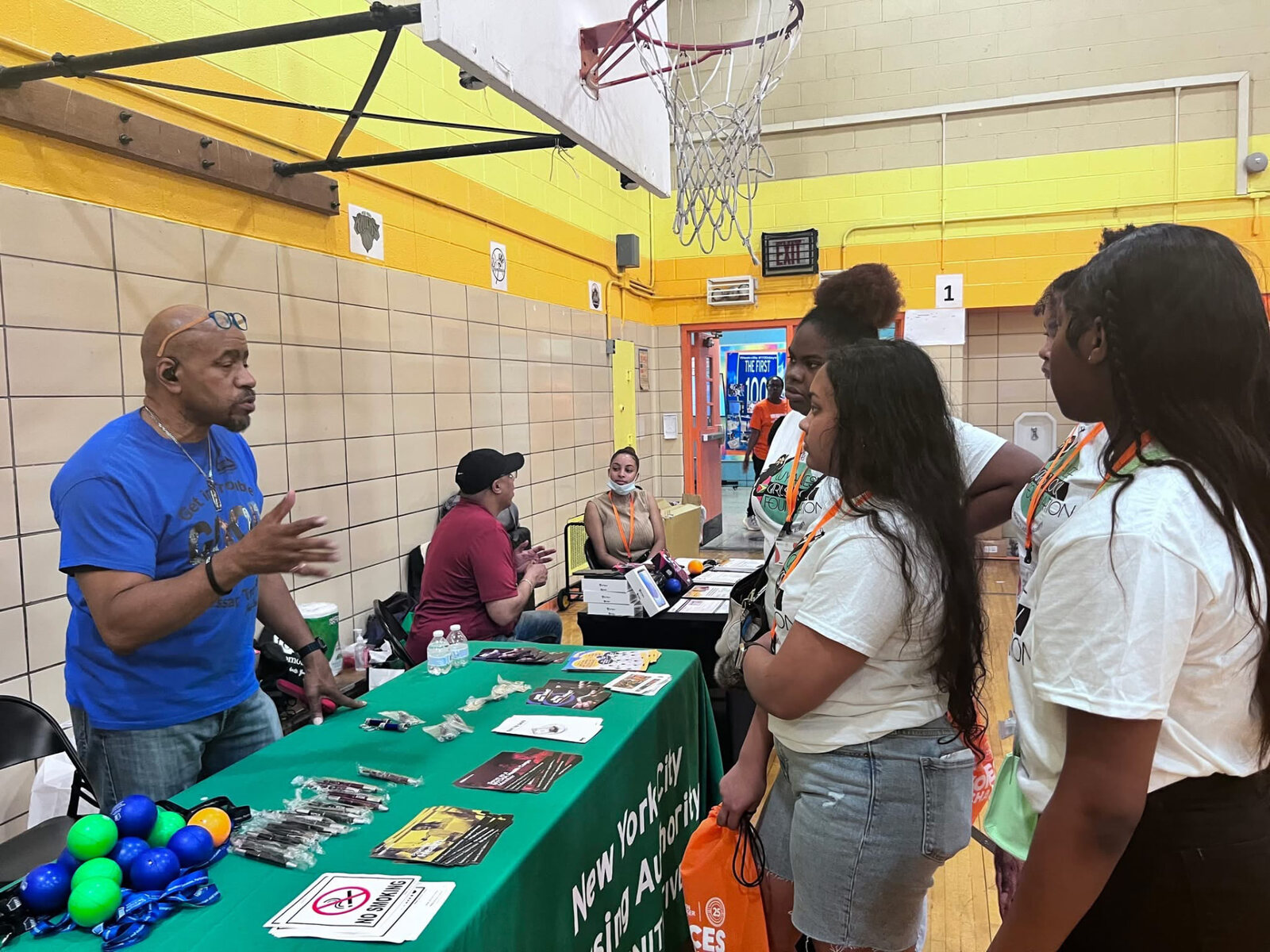 Learning from community partners at a resource fair