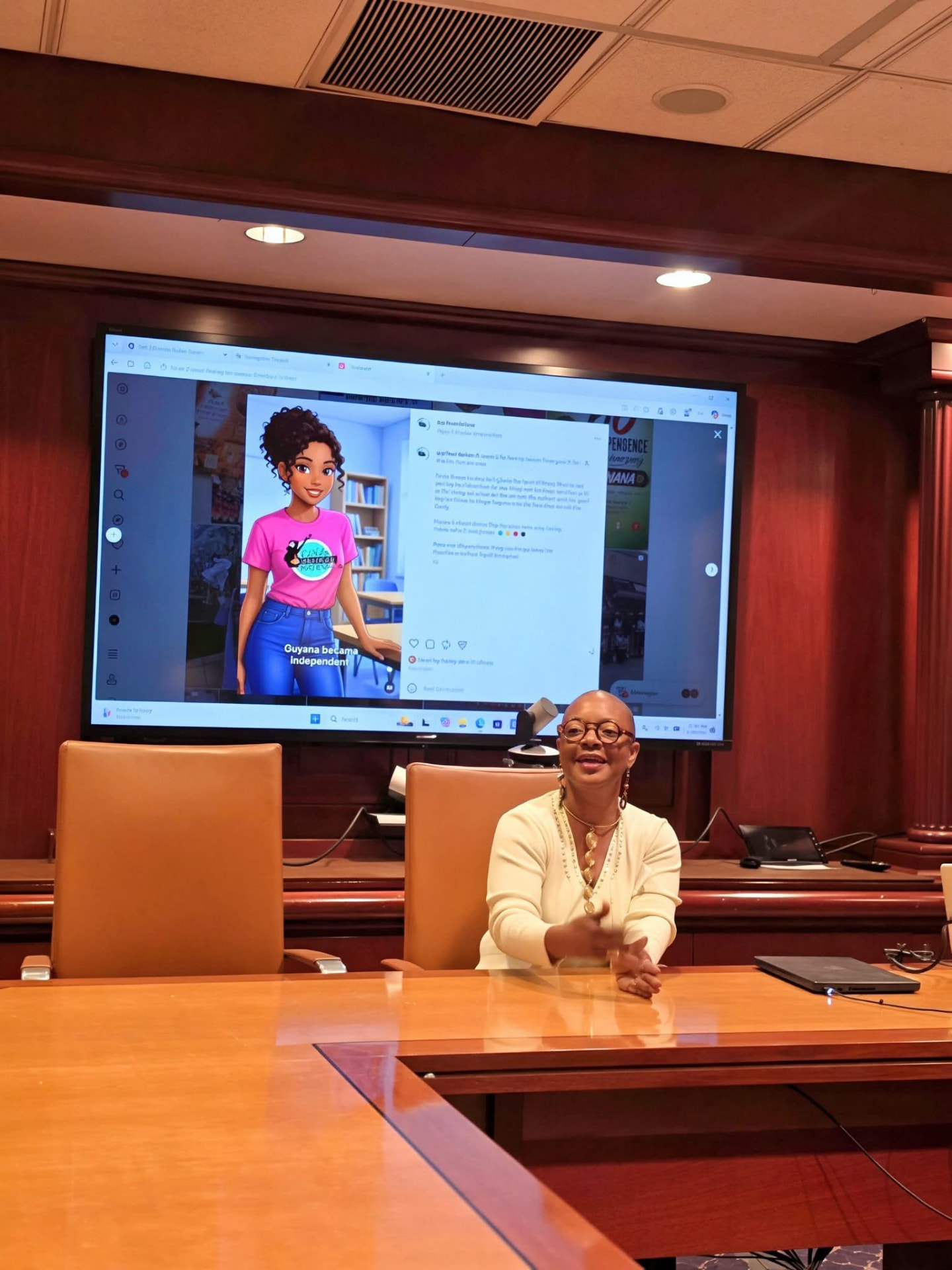 Sharing insights in the boardroom