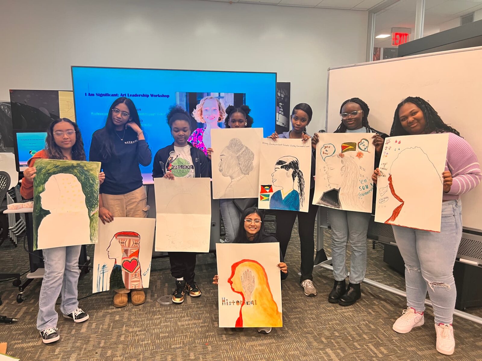 Art leadership workshop: the finished piece