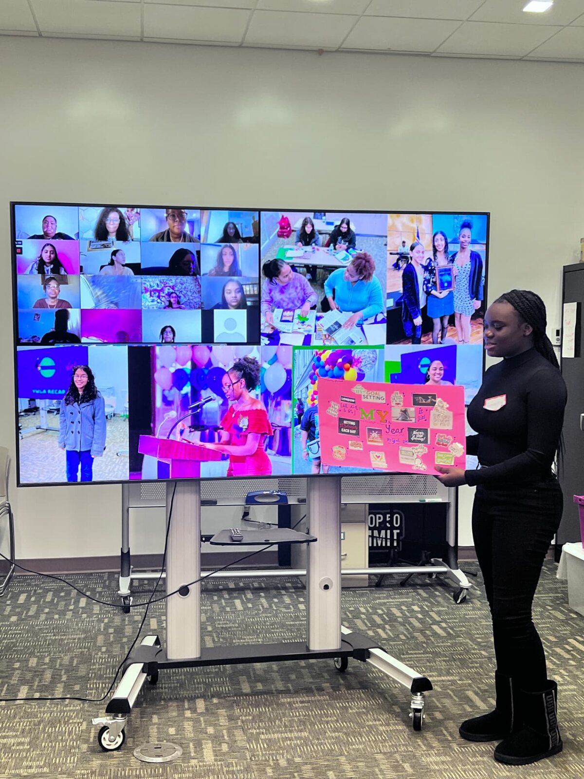 A scholar shares her My Year vision board