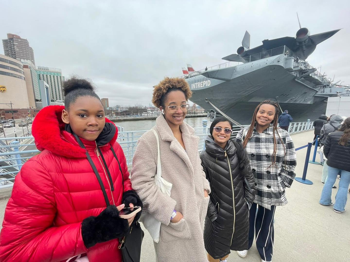 Aboard the Intrepid museum ship