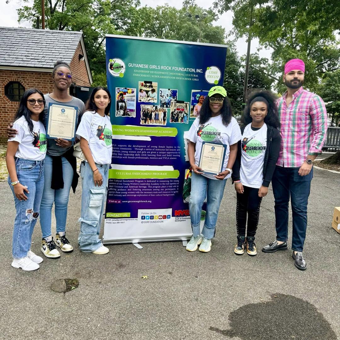 Accepting community award certificate