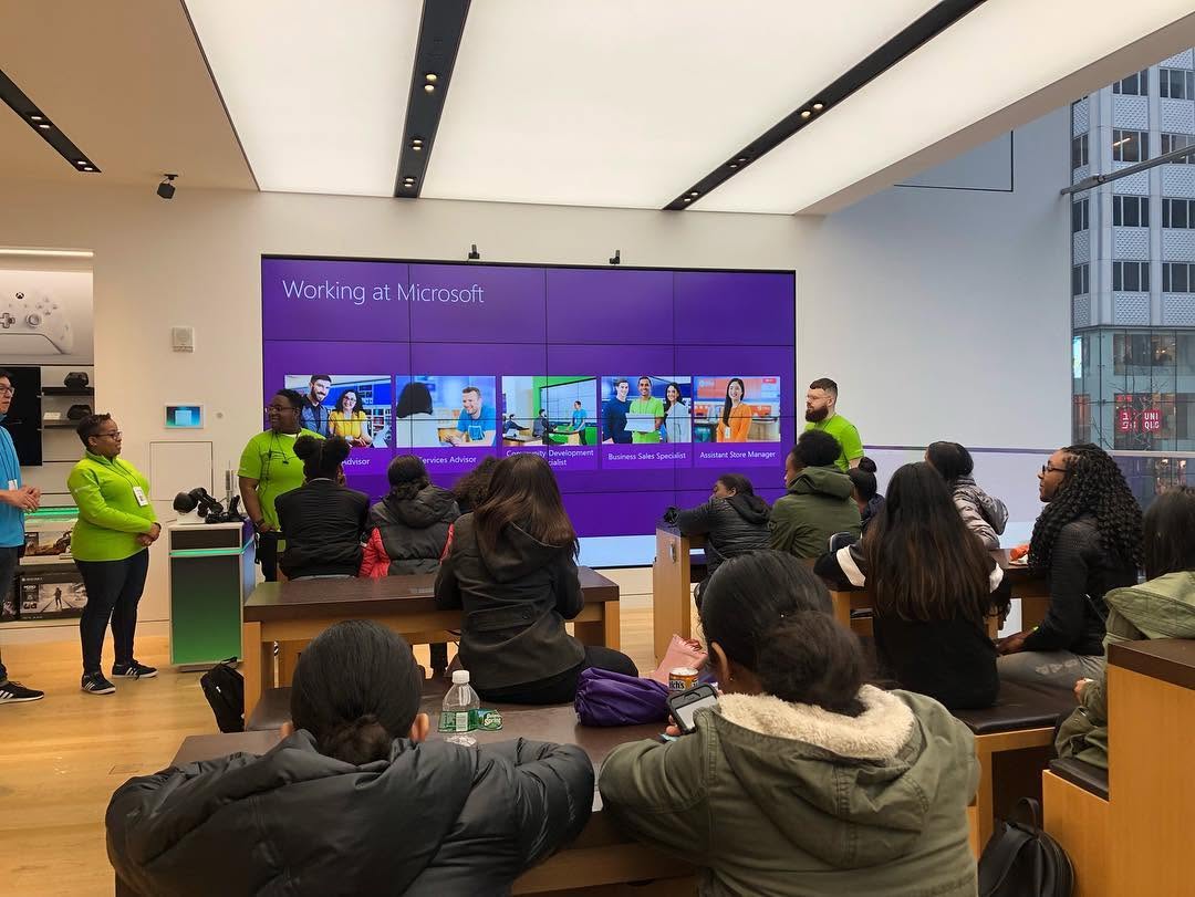 Learning tech skills at Microsoft