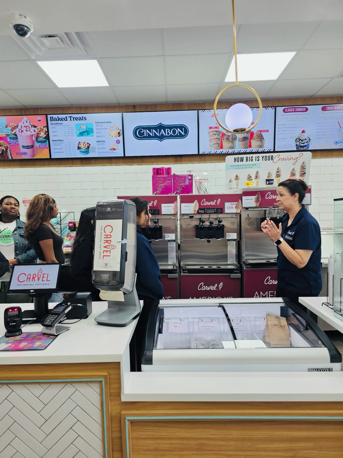 A conversation at the Carvel counter