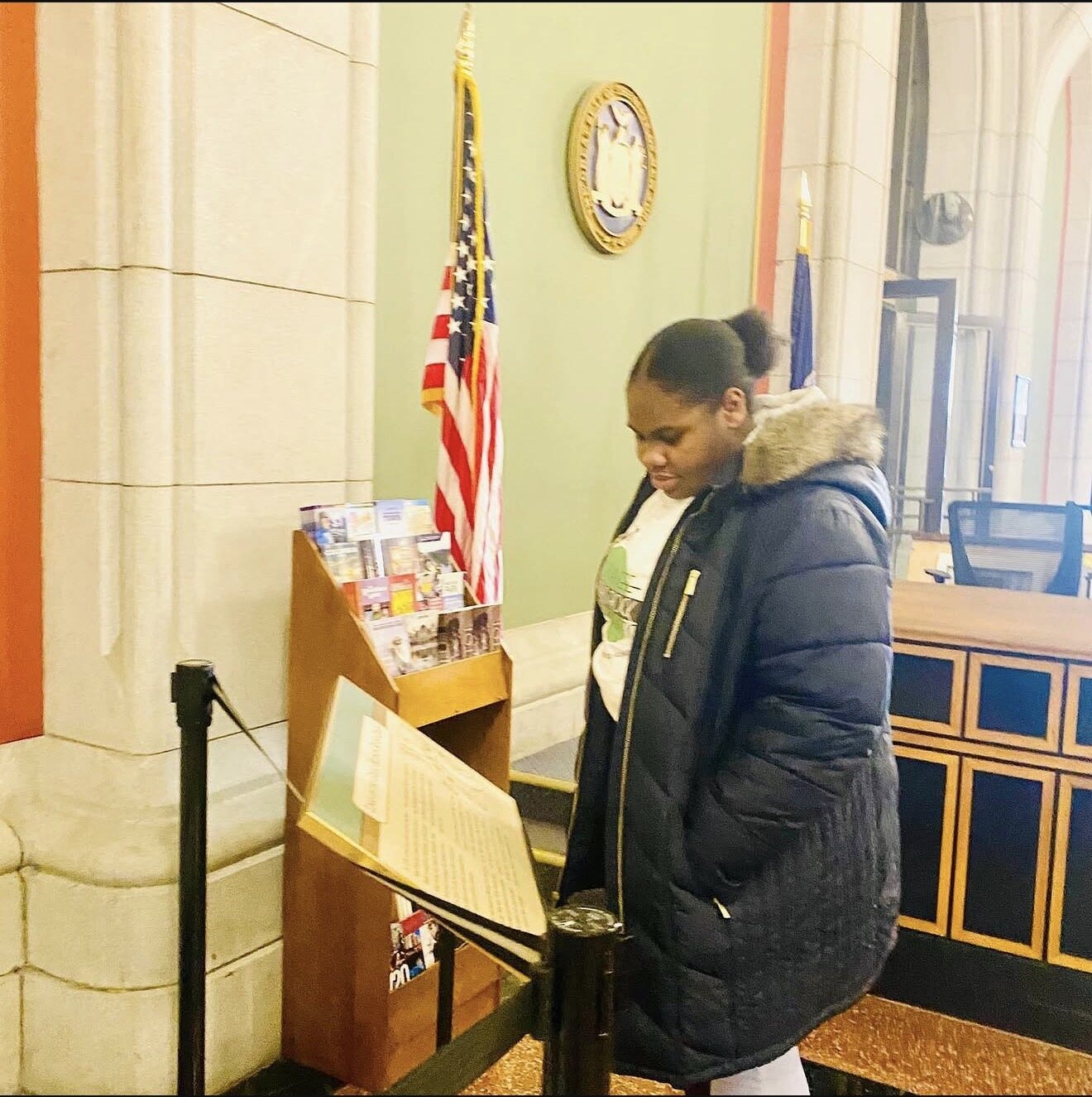 Exploring the Capitol exhibits