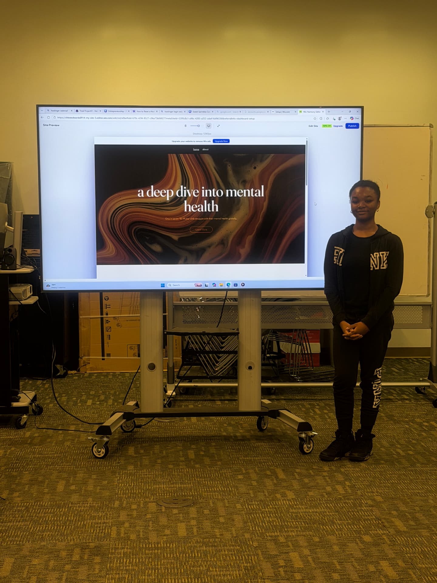 A scholar shares her mental health project